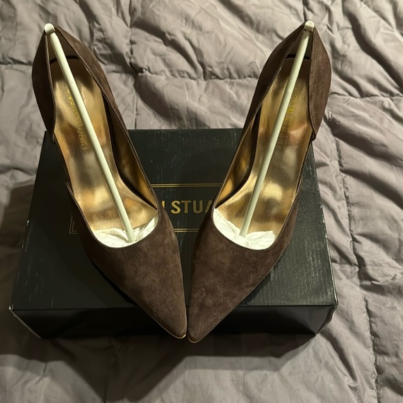 NWT Colin Stuart Brown Pumps - Picture 1 of 5
